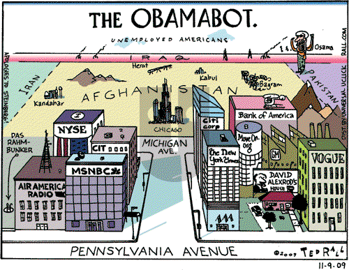 Ted Rall on Monday November 9, 2009 Comic Strip