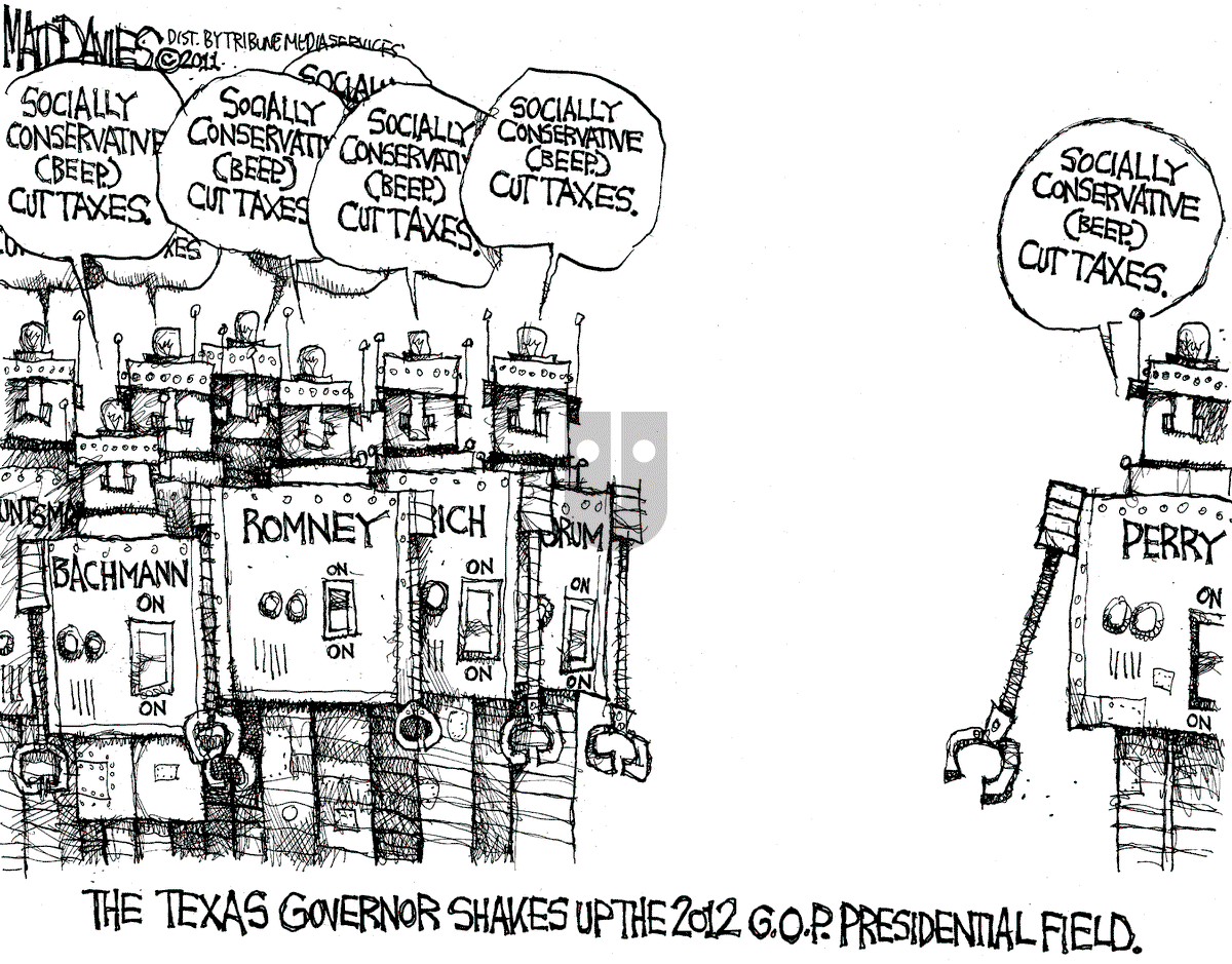 Matt Davies - Wednesday August 17, 2011 Comic Strip