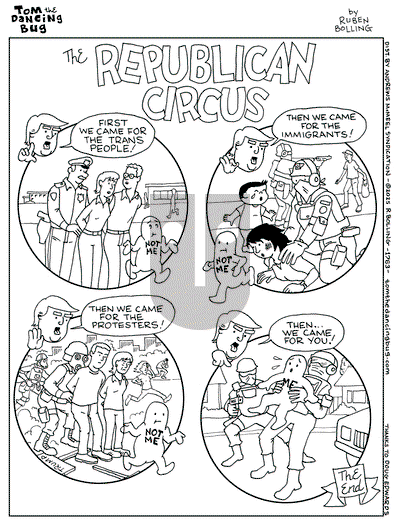 Tom the Dancing Bug on Monday December 1, 2025 Comic Strip