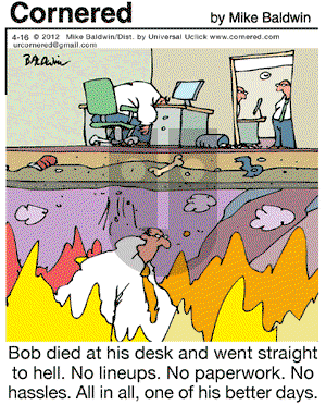 Cornered on Monday April 16, 2012 Comic Strip