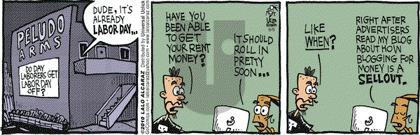 La Cucaracha - Monday September 6, 2010 Comic Strip