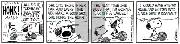 Peanuts on Saturday July 8, 1978 Comic Strip
