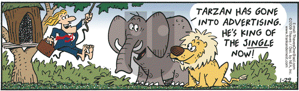 Frank and Ernest on Thursday January 29, 2009 Comic Strip