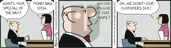 The Born Loser on Monday December 5, 2016 Comic Strip