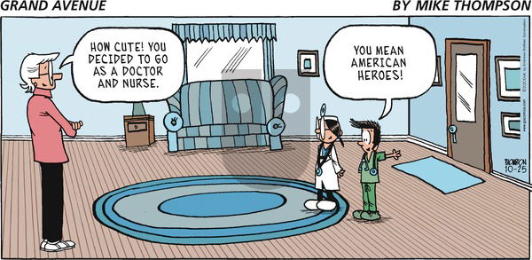 Grand Avenue on Sunday October 25, 2020 Comic Strip
