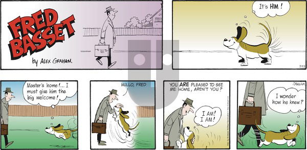 Fred Basset on 2025-07-13 Comic Strip
