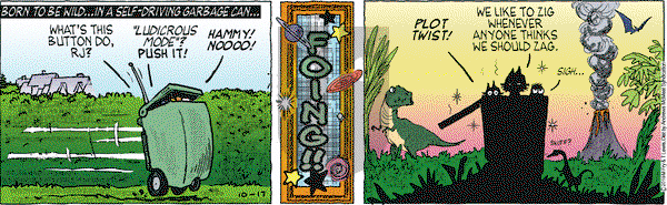 Over the Hedge on Thursday October 17, 2019 Comic Strip