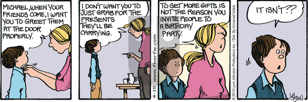 For Better or For Worse - Monday April 15, 2013 Comic Strip