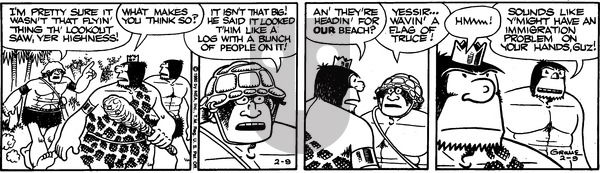 Alley Oop on Saturday February 9, 1980 Comic Strip