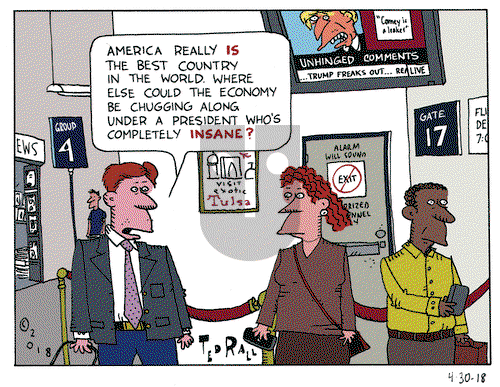 Ted Rall on Monday April 30, 2018 Comic Strip