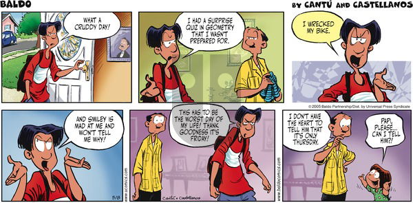 Baldo on Sunday May 8, 2005 Comic Strip