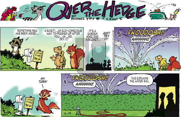 Over the Hedge on Sunday March 15, 2020 Comic Strip