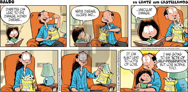 Baldo on Sunday January 22, 2012 Comic Strip