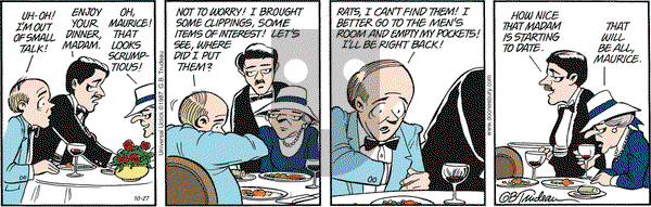 Doonesbury on Thursday October 27, 2016 Comic Strip