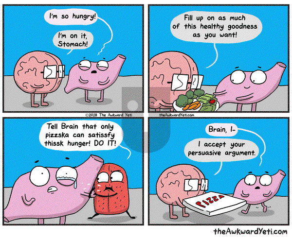 The Awkward Yeti on Wednesday August 15, 2018 Comic Strip