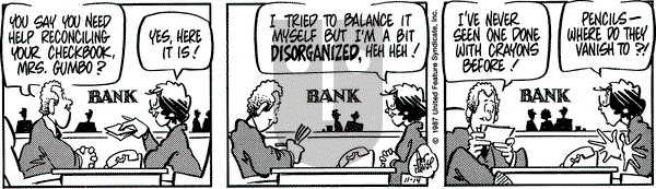 Rose is Rose on Saturday November 14, 1987 Comic Strip