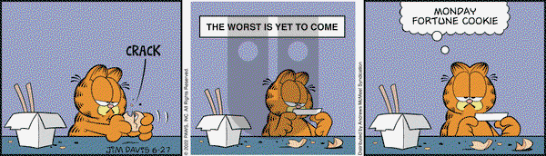 Garfield - Monday June 27, 2022 Comic Strip