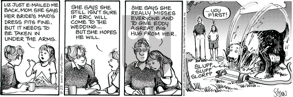 For Better or For Worse on Wednesday August 22, 2001 Comic Strip
