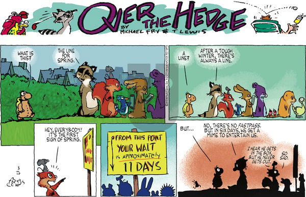 Over the Hedge on Sunday March 10, 2013 Comic Strip