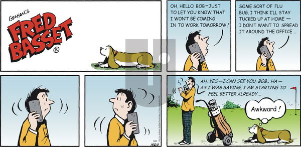 Fred Basset on Sunday August 23, 2020 Comic Strip