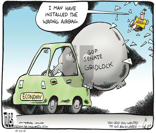 Tom Toles on Monday October 27, 2014 Comic Strip