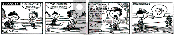 Peanuts on Monday December 31, 1951 Comic Strip