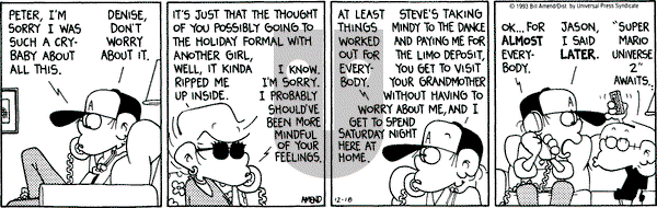 FoxTrot - Saturday December 18, 1993 Comic Strip