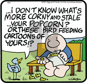 Ziggy on Saturday August 21, 2021 Comic Strip