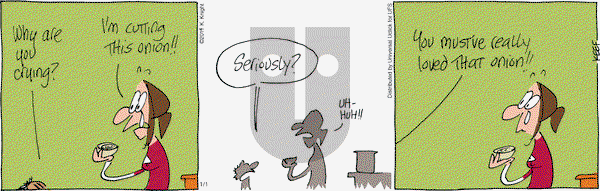 The Knight Life on Wednesday January 1, 2014 Comic Strip