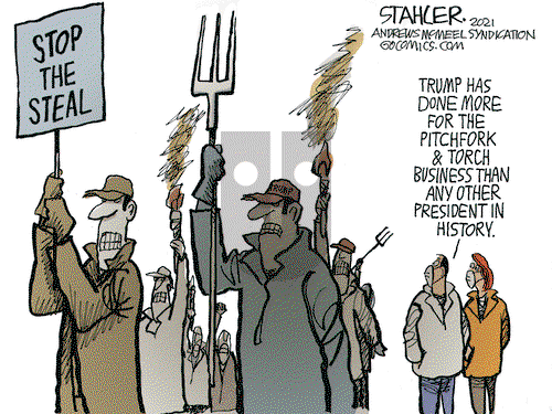 Jeff Stahler on Thursday January 7, 2021 Comic Strip