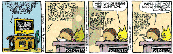 Prickly City on Thursday July 10, 2008 Comic Strip