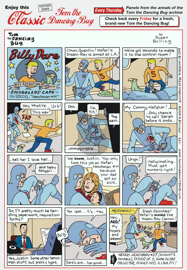 Tom the Dancing Bug on Thursday May 29, 2014 Comic Strip