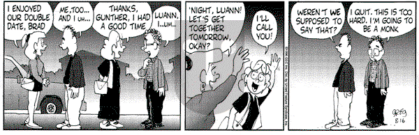 Luann on Friday August 16, 1996 Comic Strip