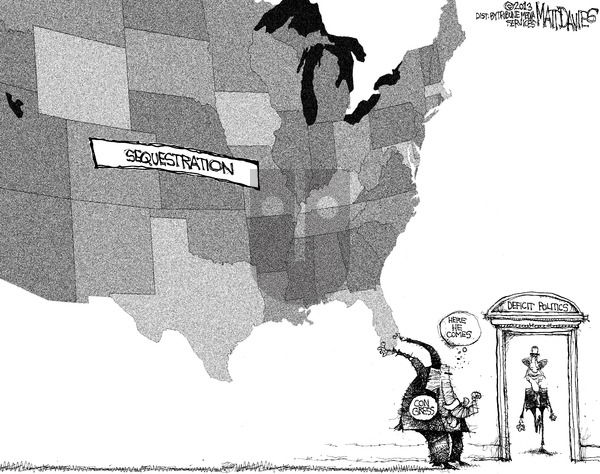 Matt Davies on Sunday February 24, 2013 Comic Strip