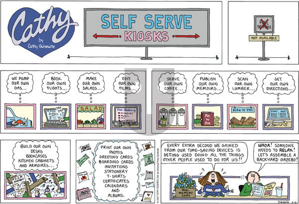 Cathy Classics on Sunday June 10, 2007 Comic Strip