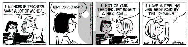 Peanuts on Thursday September 19, 1985 Comic Strip