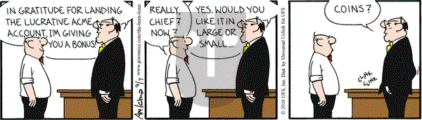 The Born Loser on Wednesday September 7, 2016 Comic Strip