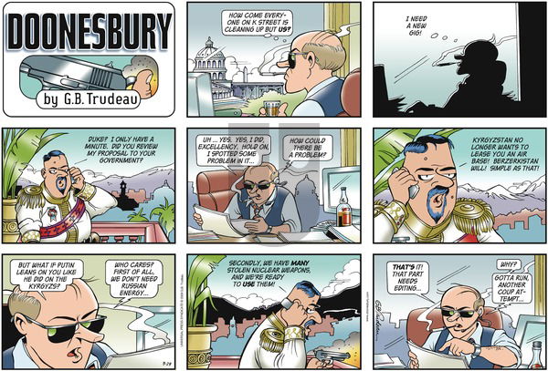 Doonesbury on Sunday March 29, 2009 Comic Strip