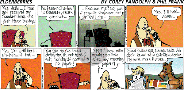 The Elderberries on Sunday September 16, 2007 Comic Strip