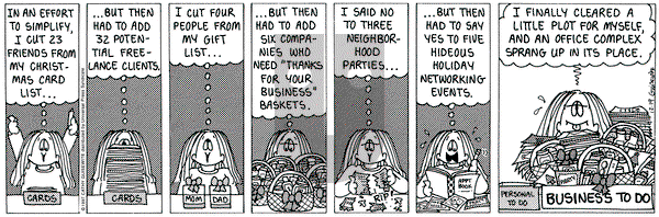 Cathy Classics on Friday December 19, 1997 Comic Strip