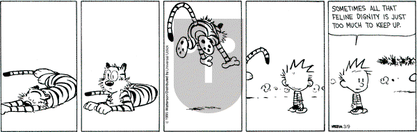 Calvin and Hobbes on Monday March 9, 2015 Comic Strip