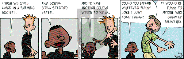 Frazz on Friday September 4, 2009 Comic Strip