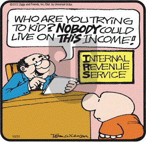 Ziggy on Wednesday October 31, 2012 Comic Strip