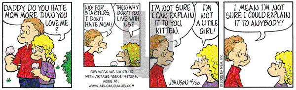 Arlo and Janis on Wednesday April 20, 2005 Comic Strip