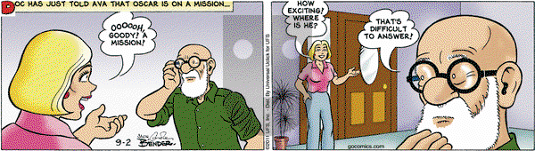 Alley Oop on Friday September 2, 2011 Comic Strip