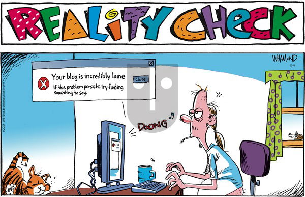 Reality Check on Sunday May 4, 2014 Comic Strip