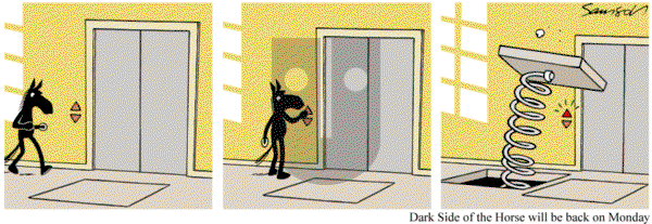 Dark Side of the Horse on Saturday February 9, 2013 Comic Strip