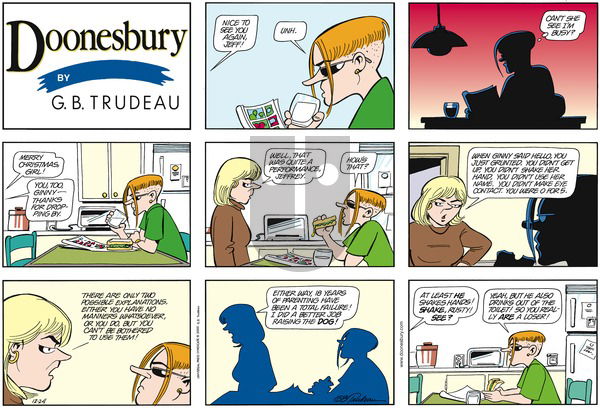 Doonesbury on Sunday December 24, 2000 Comic Strip