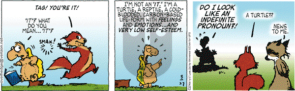 Over the Hedge on Thursday March 27, 2014 Comic Strip
