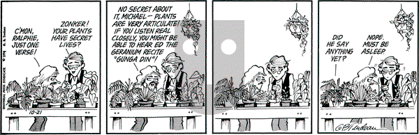 Doonesbury on Monday October 21, 1974 Comic Strip